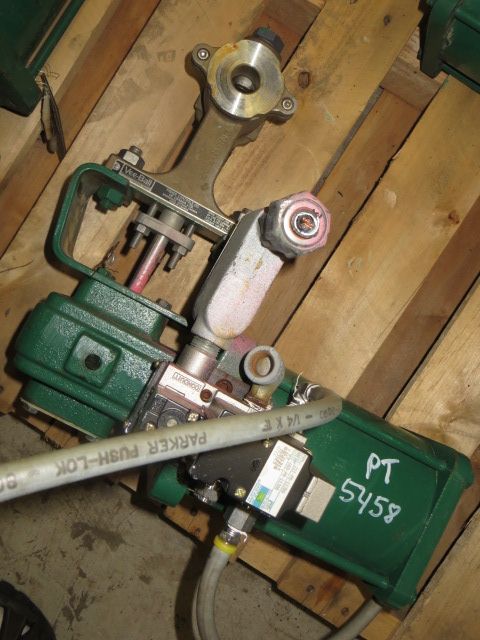 Fisher V-Ball Valve 1" V100 with actuator