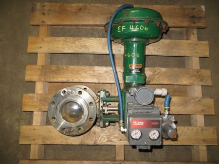 Fisher V-Ball Valve 4″ V150 with actuator