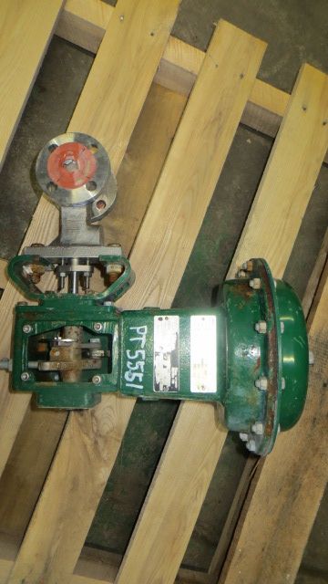 Fisher V-Ball Valve 1" V500 with actuator