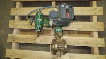 Fisher V-Ball Valve 2" V150 with actuator