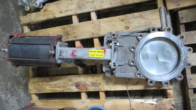 Fabri-Valve 10"-150 Knife Gate Valve with Actuator