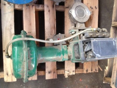 Fisher type 8550 Butterfly Valve Size 4"