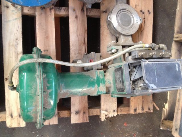 Fisher type 8550 Butterfly Valve Size 4"