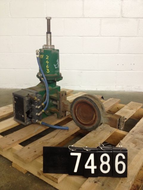 Fisher type 8550 Butterfly Valve size 6"