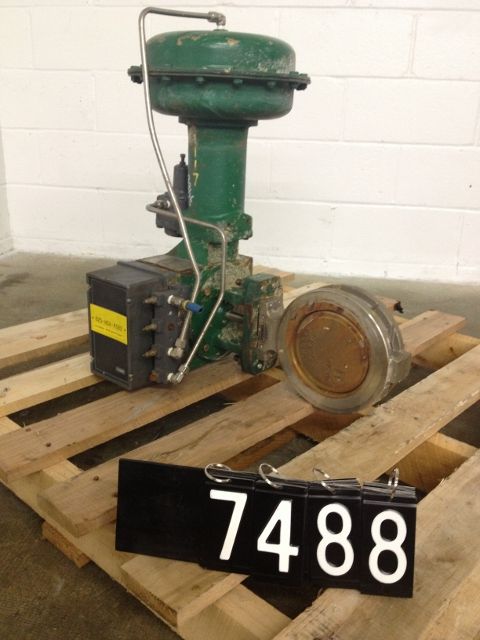 Fisher type 8550 Butterfly Valve size 6"