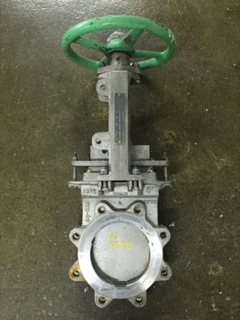 Rovalve  6″-150 knife gate valve, hand wheel operated