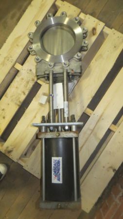 TL 10″ Knife Gate Valve with Actuator, 316ss