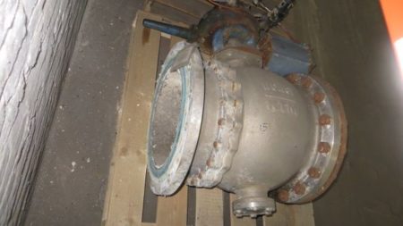 KTM 16″ V-Ball Control Valve with Actuator