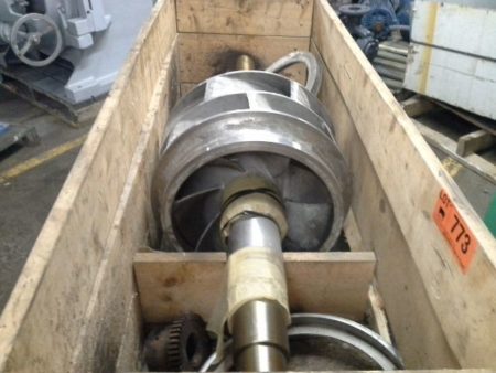 Rotating Assembly with Impeller for Warren pump model DLB 30x30x31, size 27.575″