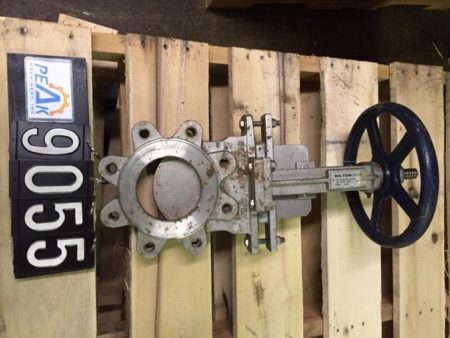 Hilton 4″-150 Knife Gate Valve Hand Wheel Operated