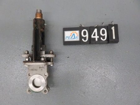 RO 2″-150 knife gate valve, hand wheel operated