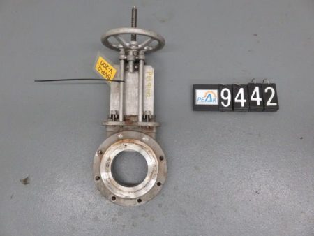 NPV 6″-150 knife gate valve, hand wheel operated