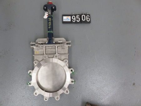 FCC 12″-150 knife gate valve, hand wheel operated