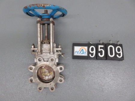 TL 4″-150 knife gate valve, hand wheel operated