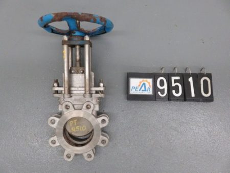 TL 4″-150 knife gate valve, hand wheel operated