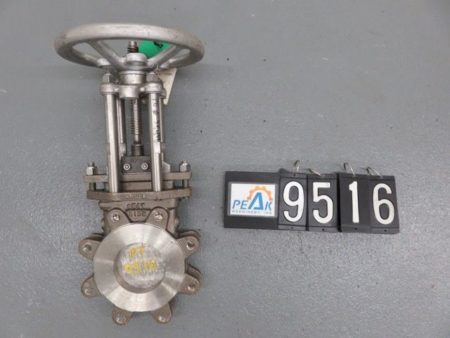 NPV 4″-150 knife gate valve, hand wheel operated