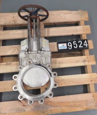 TL 10″-150 knife gate valve, hand wheel operated