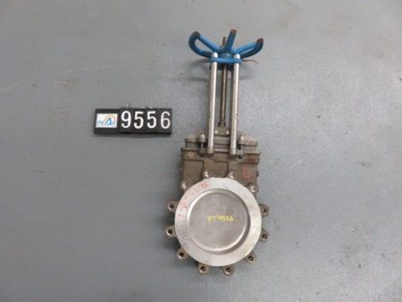 Naquip 10″-150 knife gate valve, hand wheel operated