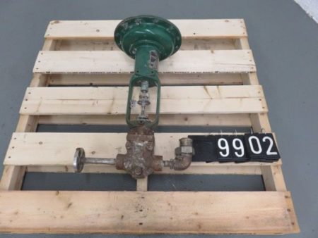 Fisher control valve type EZ, size 1″, material 316ss