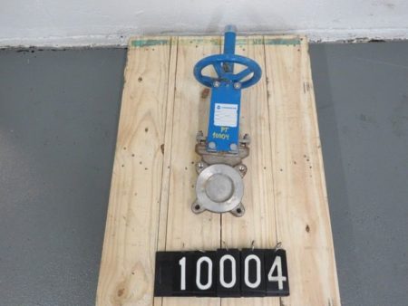 Orbinox  3″-150 knife gate valve, hand wheel operated