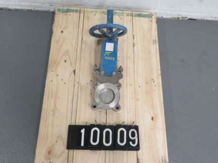 Orbinox  3″-150 knife gate valve, hand wheel operated