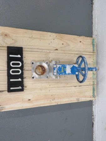 Orbinox  3″-150 knife gate valve, hand wheel operated