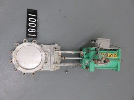 Rovalve / Tyco 10″-150 knife gate valve with pneumatic actuator