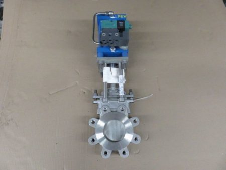 TL 4″-150 Knife gate valve with pneumatic actuator  NEW