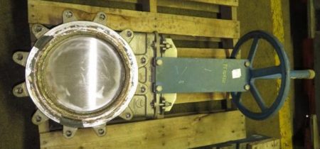 Orbinox  12″-150 knife gate valve, hand wheel operated