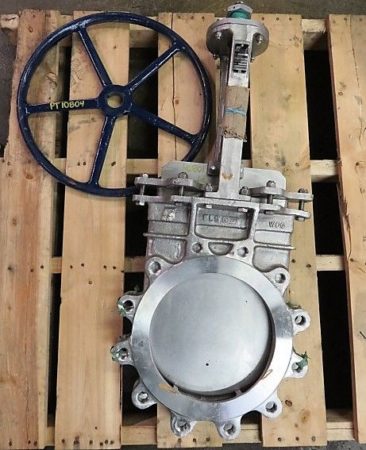 FCC 10″-150 Knife gate valve hand wheel operated  NEW