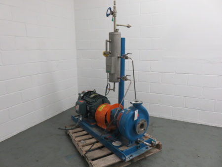Goulds pump model 3196 MTi size 2×3-13 material Hastelloy C with base and motor , Unused Spare Room
