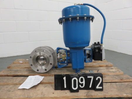 Neles Jamesbury 4″-150 Full Port Flanged Ball Valve with Pneumatic Actuator , Unused Spare Room