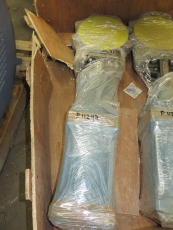 NIS 8″-150 Knife Gate Valve Air Operated 316 Stainless , Unused Condition