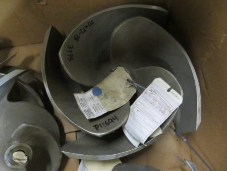 Impeller to fit Goulds 3175 size 10×12-18 , 4 vane open, material 316ss