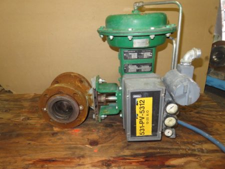Fisher 3″ V150 V-Ball Control Valve Steel Body Material