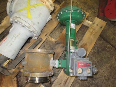 Fisher 6″ V150 V-Ball Valve Air Operated , Body Material WCC