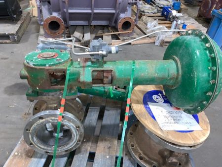8″ -150# Fisher V-Ball Control Valve Type V150 , Stainless