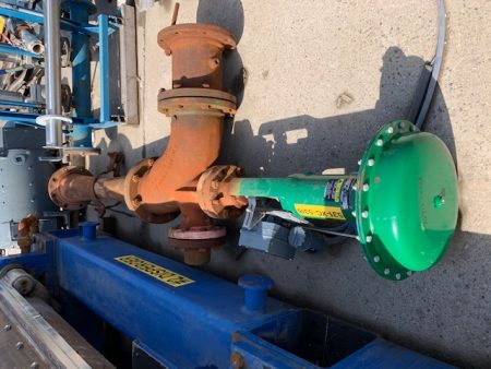 Jetcooker valve with Fisher actuator and positioner!