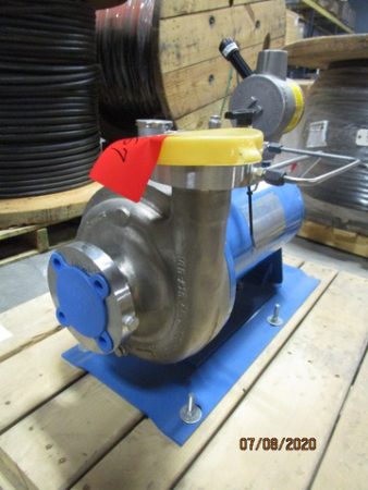 TEIKOU USA INC. Chempump G Series Stainless Steel Sealless Leakproof Canned Motor Pump, Size 1-3/4″ x 2″ UNUSED