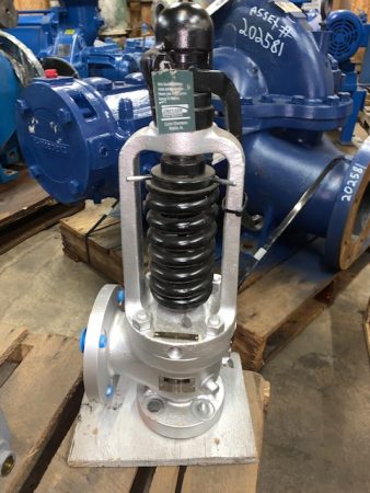 Consolidated Safety Relief Valve, Size 1 1/2”, Type 2715D-1, Material WCB Steel, NEW Storeroom Spare