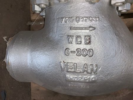 6″ 300# Velan Fig B14 Check Valve