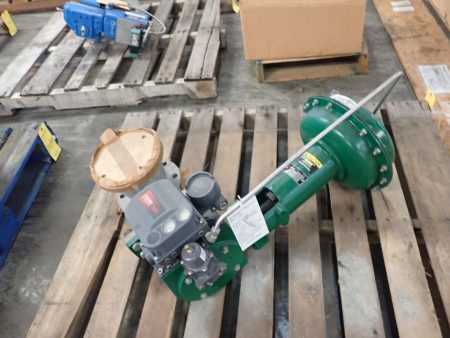 Fisher 4″ V500 Control Valve with Fieldvue DVC6000 New Storeroom Spare