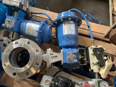Neles Jamesbury 4″-150  V-Ball Valve with Pneumatic Actuator , Unused