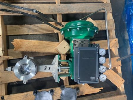 3″ V100 Fisher V-Ball Control Valve, Remanufactured