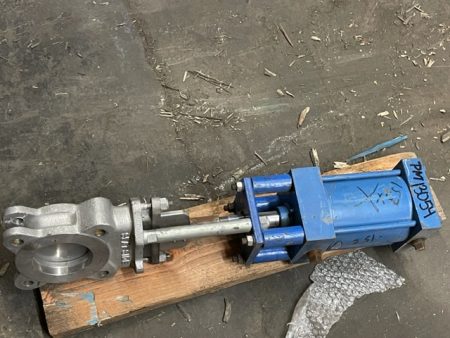 TL 3″-150 Knife gate valve with pneumatic actuator