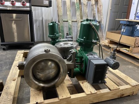 Fisher 10″ V200 Stainless Steel V-Ball Control Valve