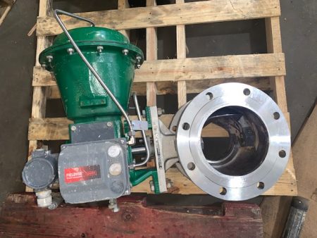 Fisher 8″ V150 Stainless Steel V-Ball Control Valve