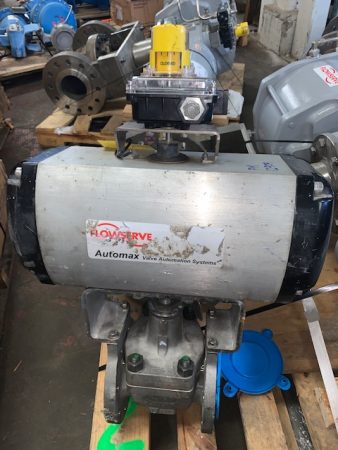 Mc Canna Flowserve 4″ class 150 Ball Valve Air Operated