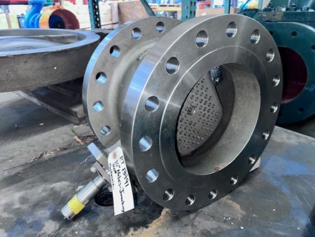 10″ 300# Neles Jamesbury Stainless Steel V-Ball Control Valve