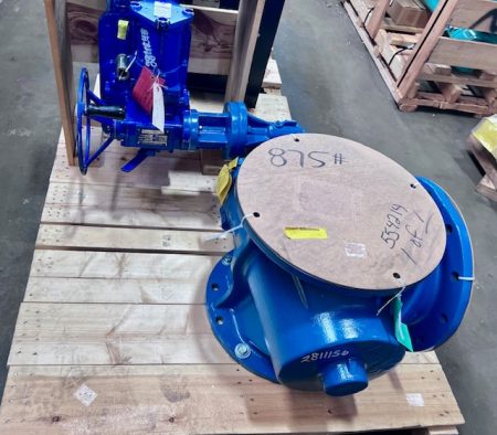 12″ Dezurik PTW 3-Way Plug Valve